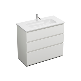 Plan de toilette en céramique avec meuble sous-vasque SGHG103 - burgbad