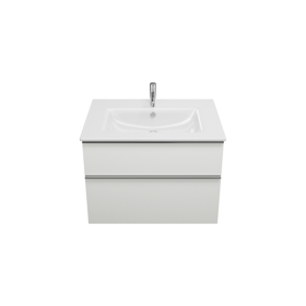 Plan de toilette en céramique avec meuble sous-vasque SGZF082 - burgbad