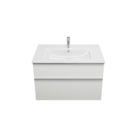 Plan de toilette en céramique avec meuble sous-vasque SGZF092 - burgbad